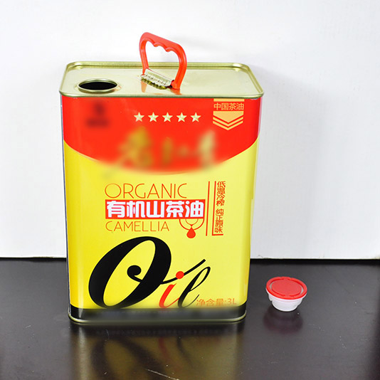 浙江有机手提山茶油铁罐包装